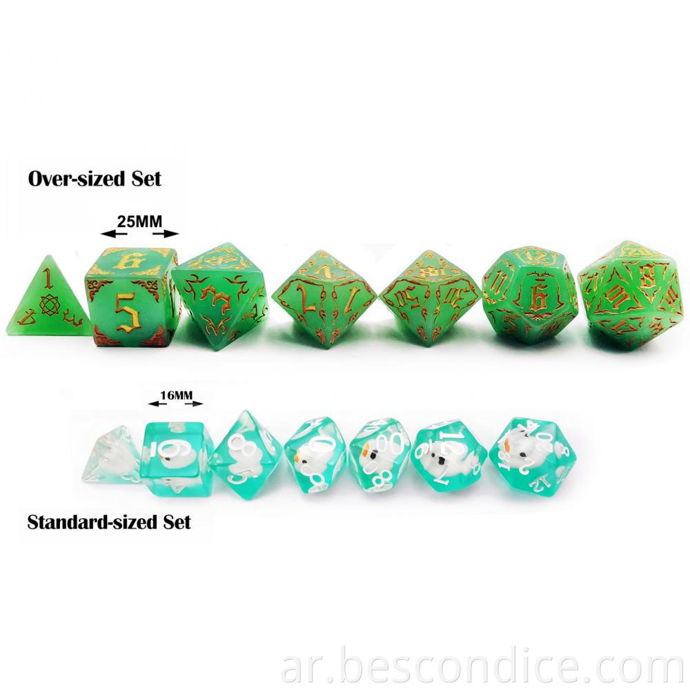 Designer Dice Oversized Treasures Gemstone Dnd Dice 4